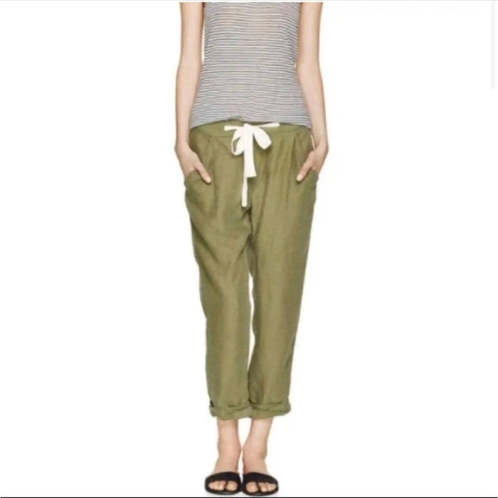 Wilfred Allant cropped linen trousers from Aritzia